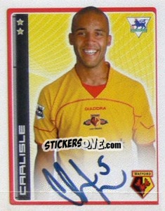 Sticker Clarke Carlisle - Premier League Inglese 2006-2007 n. 457 - Merlin