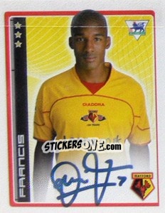 Sticker Damien Francis - Premier League Inglese 2006-2007 - Merlin