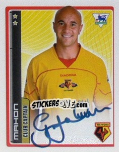 Sticker Gavin Mahon (Captain) - Premier League Inglese 2006-2007 - Merlin