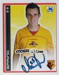 Sticker Matthew Spring - Premier League Inglese 2006-2007 - Merlin