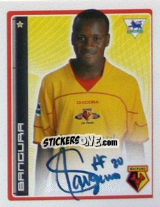 Cromo Alhassan Bangura - Premier League Inglese 2006-2007 - Merlin