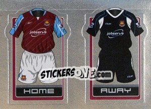 Sticker The Kits (a/b) - Premier League Inglese 2006-2007 n. 475 - Merlin