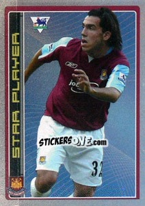 Sticker Carlos Tevez (Star Player) - Premier League Inglese 2006-2007 n. 476 - Merlin