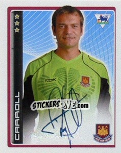 Cromo Roy Carroll - Premier League Inglese 2006-2007 - Merlin