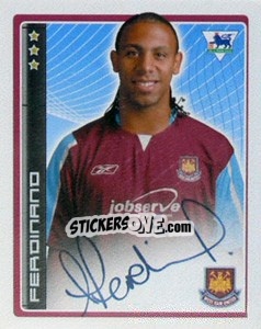 Sticker Anton Ferdinand - Premier League Inglese 2006-2007 n. 482 - Merlin