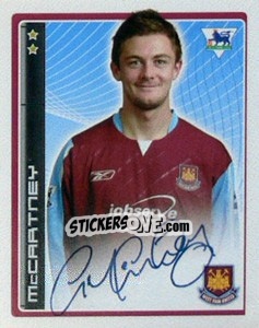Sticker George McCartney - Premier League Inglese 2006-2007 n. 483 - Merlin