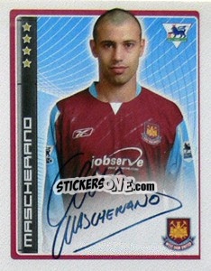 Sticker Javier Mascherano - Premier League Inglese 2006-2007 n. 488 - Merlin
