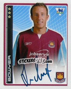 Sticker Lee Bowyer - Premier League Inglese 2006-2007 n. 491 - Merlin