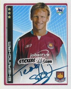 Sticker Teddy Sheringham - Premier League Inglese 2006-2007 - Merlin