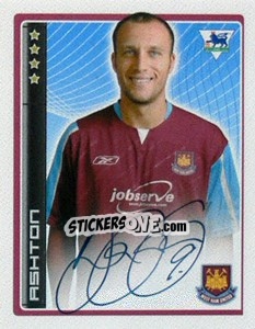 Sticker Dean Ashton - Premier League Inglese 2006-2007 n. 493 - Merlin