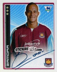 Sticker Bobby Zamora - Premier League Inglese 2006-2007 n. 496 - Merlin