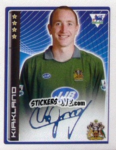 Sticker Chris Kirkland - Premier League Inglese 2006-2007 - Merlin