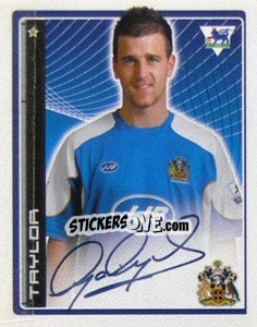 Cromo Ryan Taylor - Premier League Inglese 2006-2007 - Merlin
