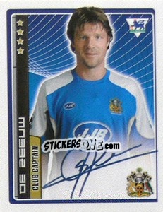 Cromo Arjan De Zeeuw - Premier League Inglese 2006-2007 - Merlin