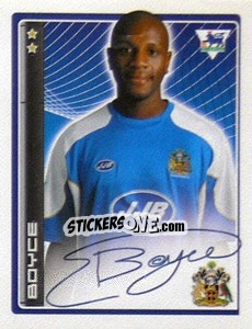 Figurina Emmerson Boyce - Premier League Inglese 2006-2007 - Merlin