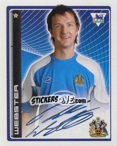 Figurina Andy Webster - Premier League Inglese 2006-2007 - Merlin