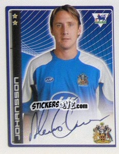 Figurina Andreas Johansson - Premier League Inglese 2006-2007 - Merlin