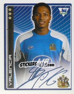 Cromo Antonio Valencia - Premier League Inglese 2006-2007 - Merlin