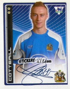 Sticker David Cotterill - Premier League Inglese 2006-2007 n. 521 - Merlin