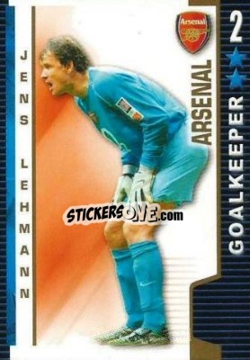 Sticker Jens Lehmann - Shoot Out Premier League 2004-2005 n. 1 - Magicboxint