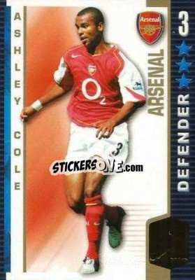 Sticker Ashley Cole - Shoot Out Premier League 2004-2005 n. 2 - Magicboxint