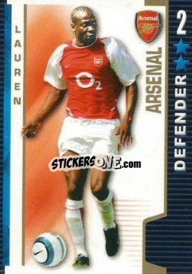Sticker Lauren - Shoot Out Premier League 2004-2005 n. 5 - Magicboxint