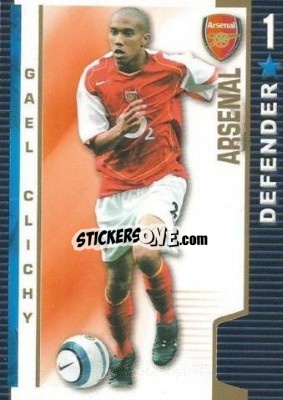 Sticker Gael Clichy - Shoot Out Premier League 2004-2005 - Magicboxint