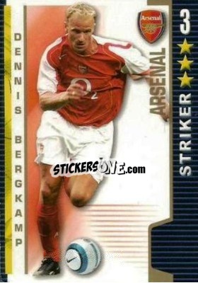 Cromo Dennis Bergkamp - Shoot Out Premier League 2004-2005 - Magicboxint