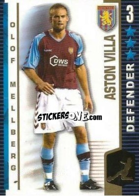 Sticker Olof Mellberg - Shoot Out Premier League 2004-2005 n. 21 - Magicboxint