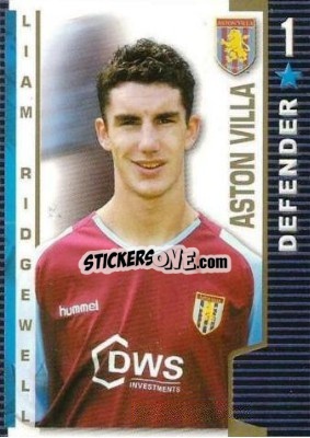 Sticker Liam Ridgewell - Shoot Out Premier League 2004-2005 n. 24 - Magicboxint