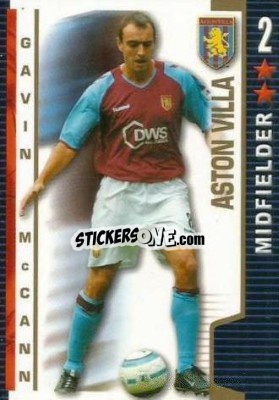 Sticker Gavin McCann - Shoot Out Premier League 2004-2005 - Magicboxint