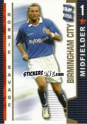 Sticker Robbie Savage - Shoot Out Premier League 2004-2005 n. 43 - Magicboxint