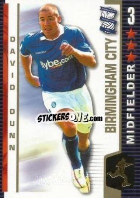Sticker David Dunn - Shoot Out Premier League 2004-2005 - Magicboxint