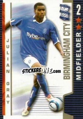 Sticker Julian Gray - Shoot Out Premier League 2004-2005 n. 49 - Magicboxint