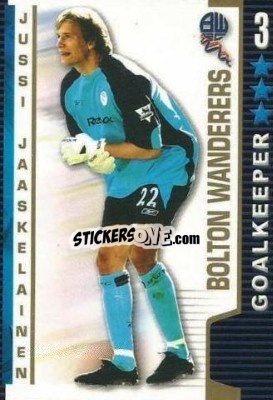 Sticker Jussi Jaaskelainen - Shoot Out Premier League 2004-2005 - Magicboxint