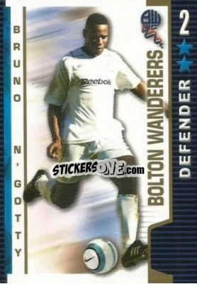 Sticker Bruno N'Gotty - Shoot Out Premier League 2004-2005 n. 74 - Magicboxint