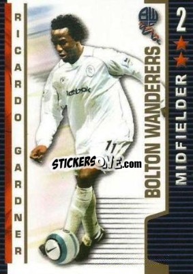 Sticker Ricardo Gardner - Shoot Out Premier League 2004-2005 - Magicboxint