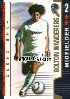 Sticker Ivan Campo - Shoot Out Premier League 2004-2005 - Magicboxint
