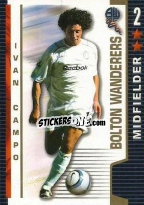Sticker Ivan Campo - Shoot Out Premier League 2004-2005 n. 83 - Magicboxint