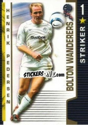 Sticker Henrik Pedersen - Shoot Out Premier League 2004-2005 - Magicboxint