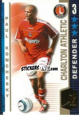 Sticker Paul Konchesky - Shoot Out Premier League 2004-2005 n. 97 - Magicboxint