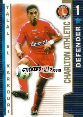 Sticker Talal el Karkouri - Shoot Out Premier League 2004-2005 - Magicboxint