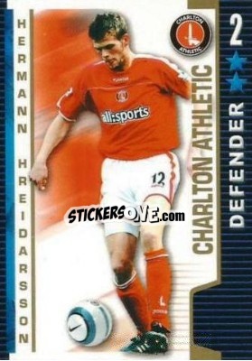 Sticker Hermann Hreidarsson - Shoot Out Premier League 2004-2005 - Magicboxint