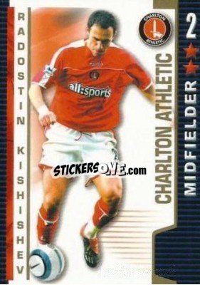 Sticker Radostin Kishishev - Shoot Out Premier League 2004-2005 - Magicboxint