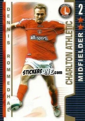 Sticker Dennis Rommedahl - Shoot Out Premier League 2004-2005 n. 101 - Magicboxint