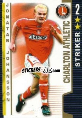 Sticker Jonatan Johansson - Shoot Out Premier League 2004-2005 - Magicboxint