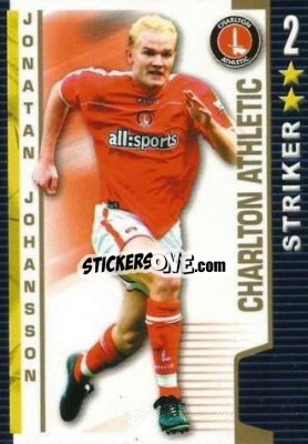 Sticker Jonatan Johansson - Shoot Out Premier League 2004-2005 n. 104 - Magicboxint