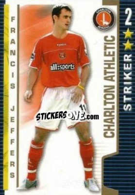 Sticker Francis Jeffers - Shoot Out Premier League 2004-2005 n. 107 - Magicboxint