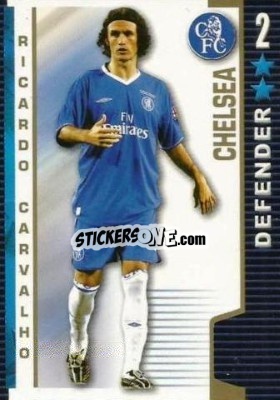 Sticker Ricardo Carvalho - Shoot Out Premier League 2004-2005 - Magicboxint