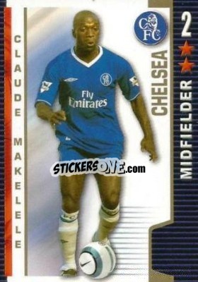 Cromo Claude Makelele - Shoot Out Premier League 2004-2005 - Magicboxint